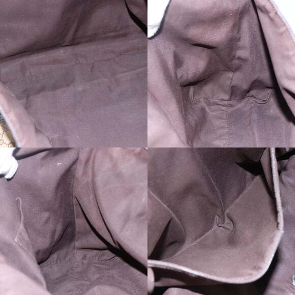 GUCCI GG Canvas Abbey Tote Bag Beige Gold - Picture 12 of 13